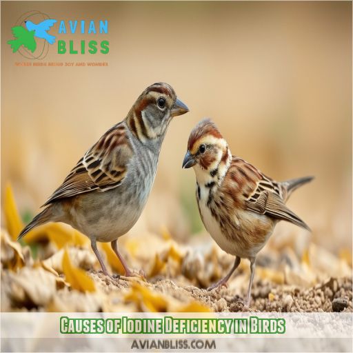Causes of Iodine Deficiency in Birds
