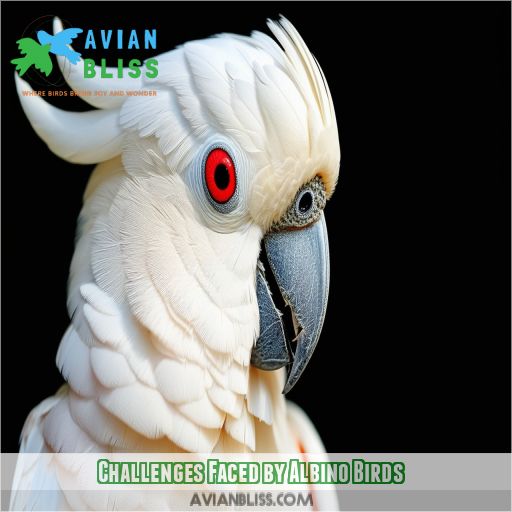 Challenges Faced by Albino Birds