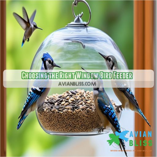 Choosing the Right Window Bird Feeder