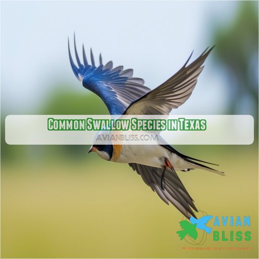 Common Swallow Species in Texas