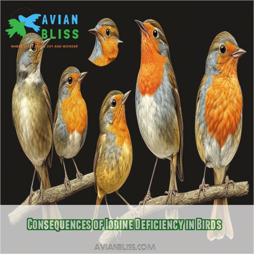 Consequences of Iodine Deficiency in Birds