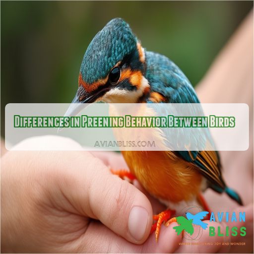 Differences in Preening Behavior Between Birds