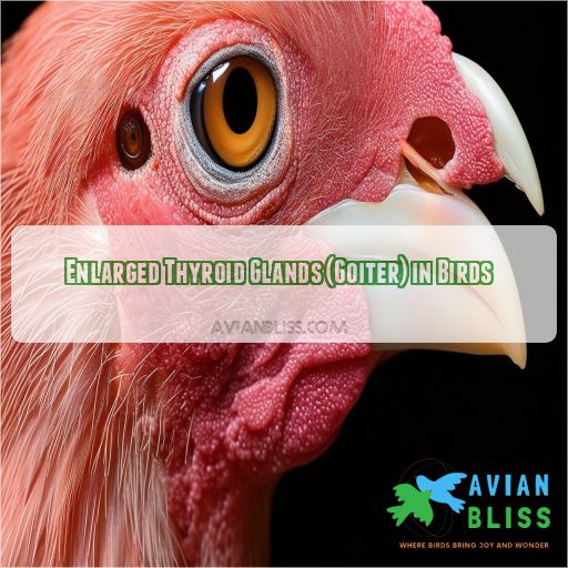 Enlarged Thyroid Glands (Goiter) in Birds