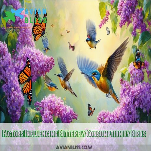 Factors Influencing Butterfly Consumption by Birds
