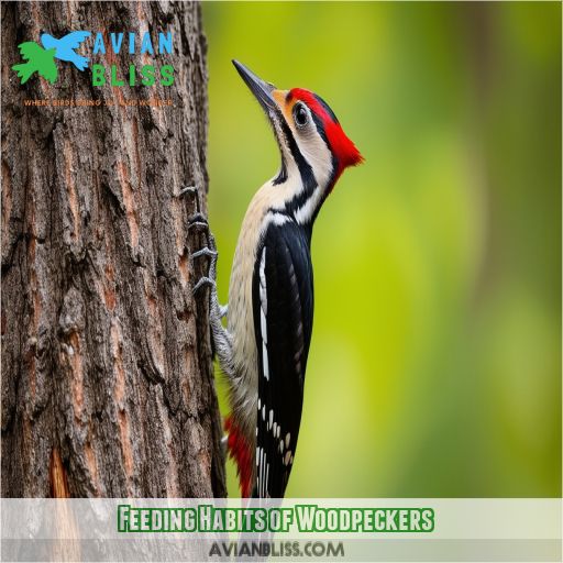 Feeding Habits of Woodpeckers