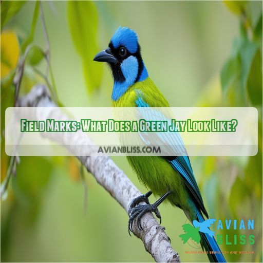 Field Marks: What Does a Green Jay Look Like