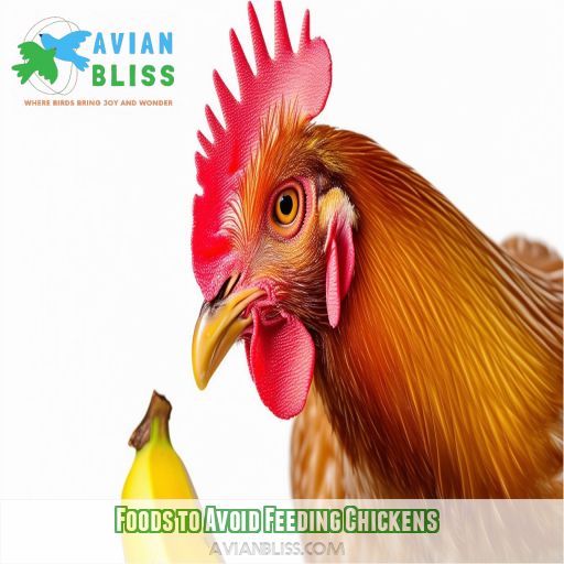 Foods to Avoid Feeding Chickens