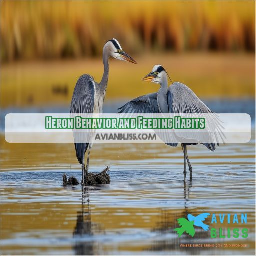 Heron Behavior and Feeding Habits