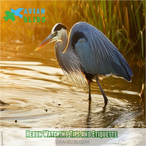 Heron Watching Tips and Etiquette