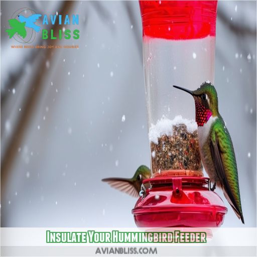 Insulate Your Hummingbird Feeder