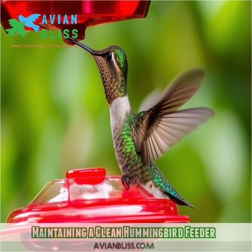 Maintaining a Clean Hummingbird Feeder