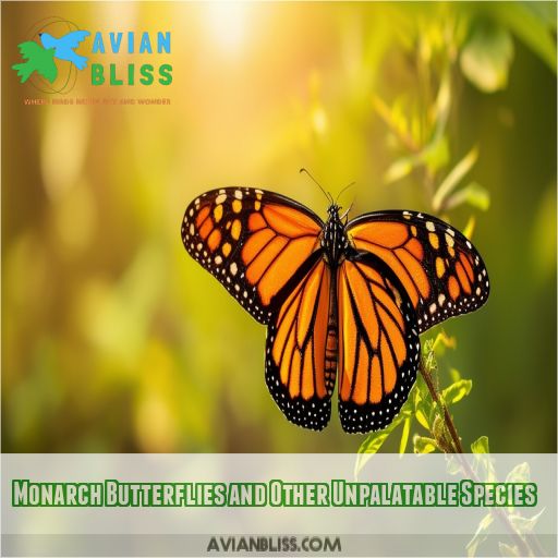 Monarch Butterflies and Other Unpalatable Species