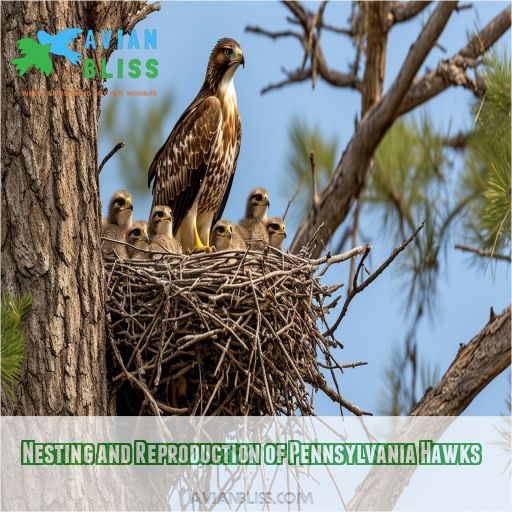 Nesting and Reproduction of Pennsylvania Hawks
