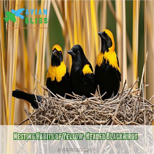 Nesting Habits of Yellow-Headed Blackbirds