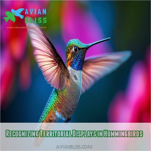 Recognizing Territorial Displays in Hummingbirds