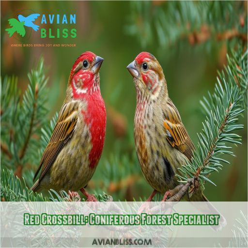 Red Crossbill: Coniferous Forest Specialist