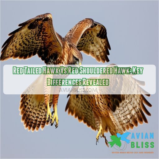 red tailed hawk vs red shouldered hawk