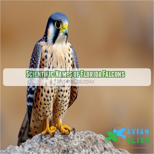 Scientific Names of Florida Falcons