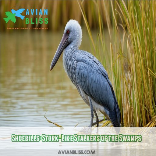 Shoebills: Stork-Like Stalkers of the Swamps