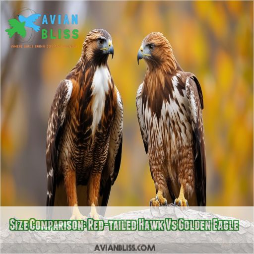 Size Comparison: Red-tailed Hawk Vs Golden Eagle