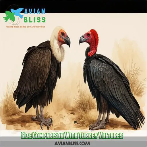 Size Comparison With Turkey Vultures