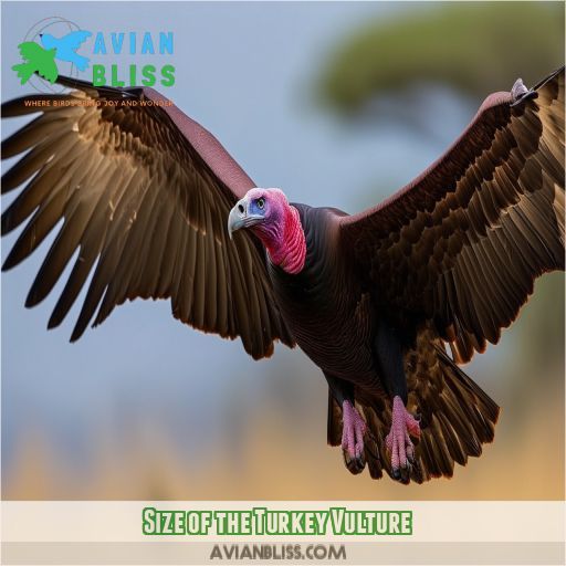 Size of the Turkey Vulture