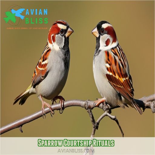 Sparrow Courtship Rituals