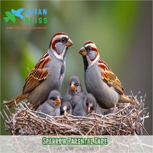 Sparrow Parental Care