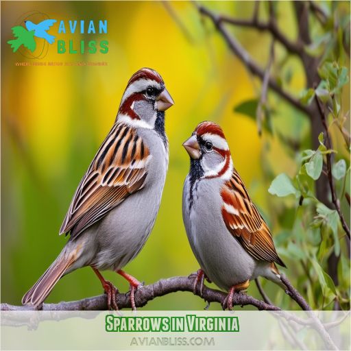 Sparrows in Virginia