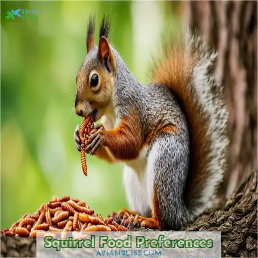 Squirrel Food Preferences