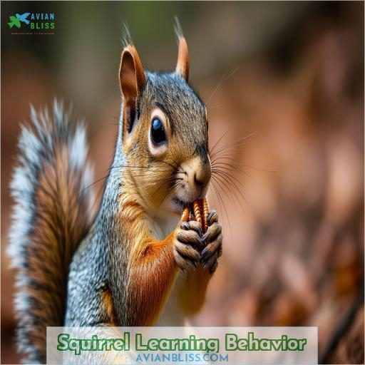 Squirrel Learning Behavior