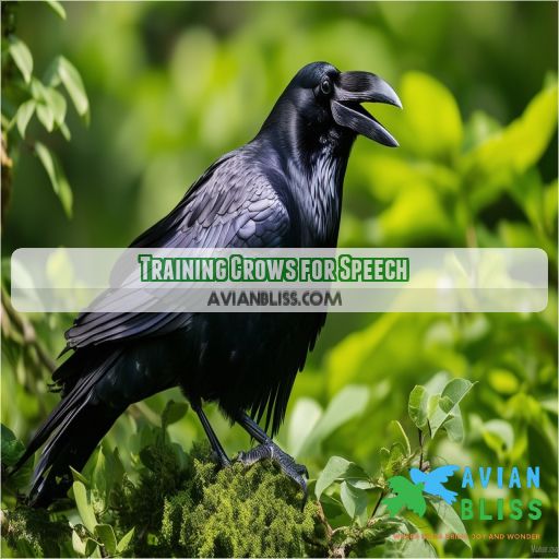 Training Crows for Speech