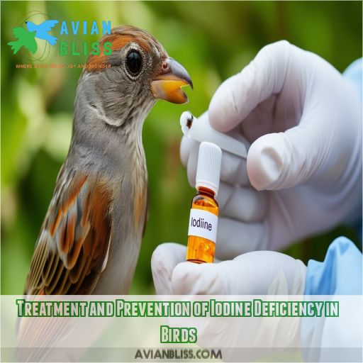 Treatment and Prevention of Iodine Deficiency in Birds