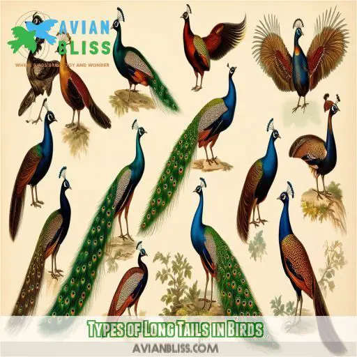 Types of Long Tails in Birds