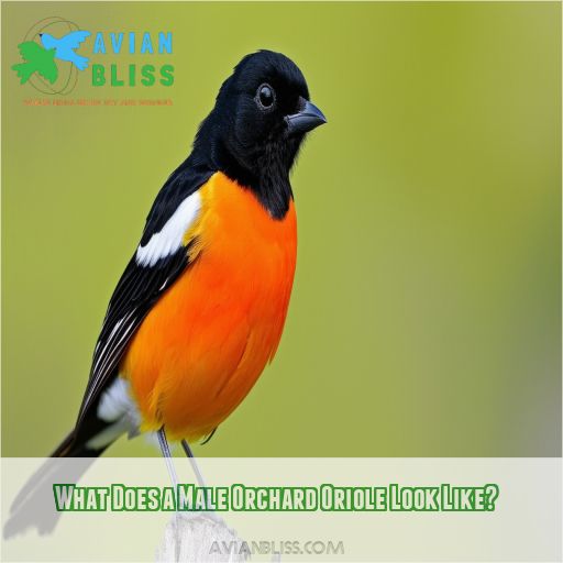 What Does a Male Orchard Oriole Look Like