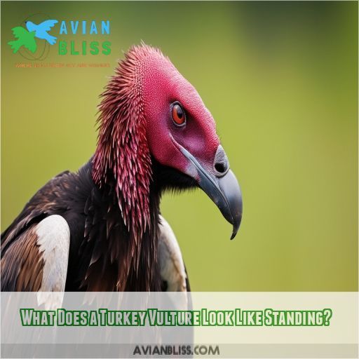 What Does a Turkey Vulture Look Like Standing