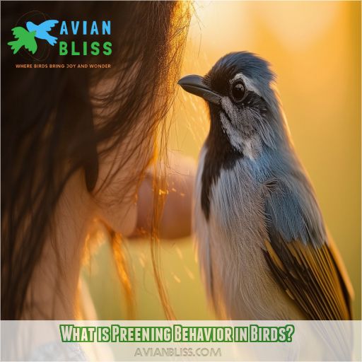 What is Preening Behavior in Birds