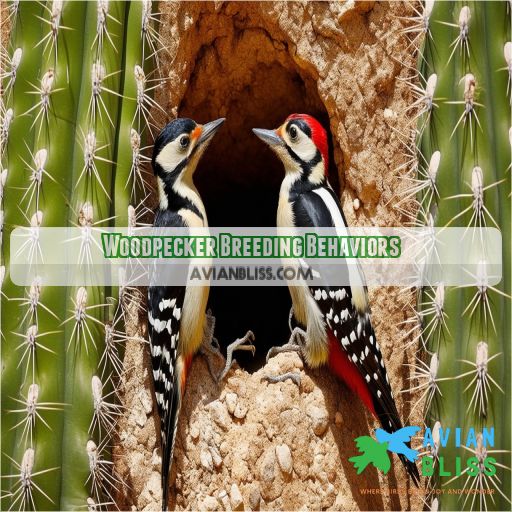 Woodpecker Breeding Behaviors
