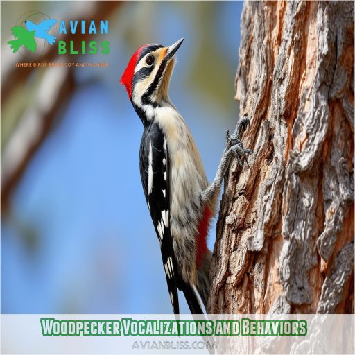 Woodpecker Vocalizations and Behaviors