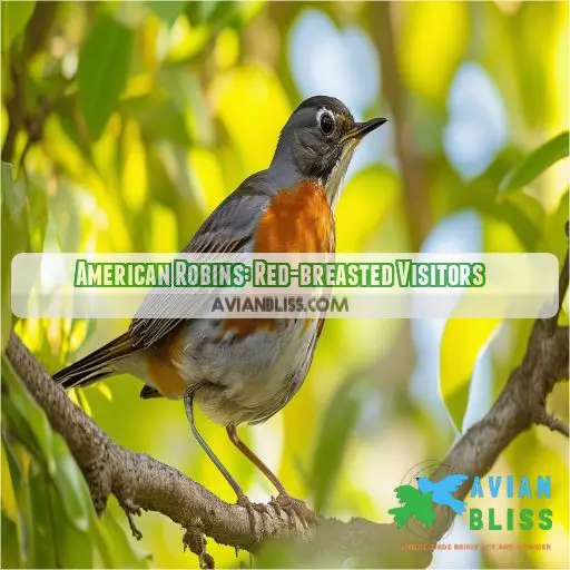 American Robins: Red-breasted Visitors