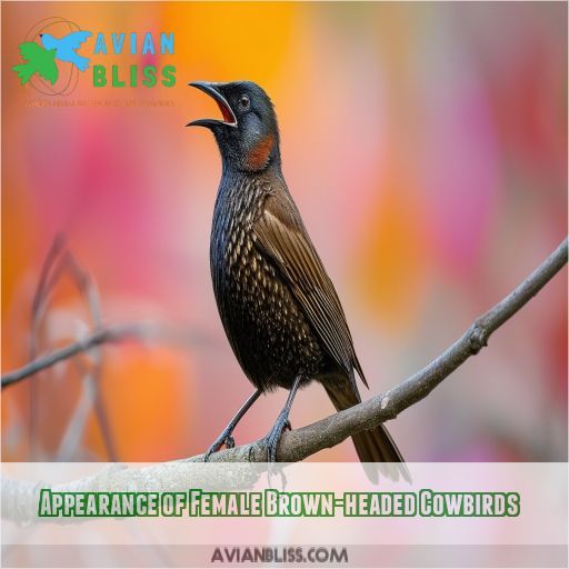 Appearance of Female Brown-headed Cowbirds