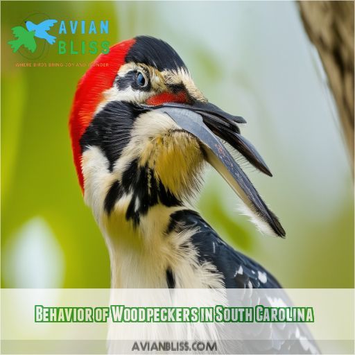 Behavior of Woodpeckers in South Carolina