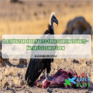 black vulture food habits