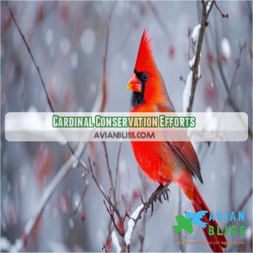 Cardinal Conservation Efforts