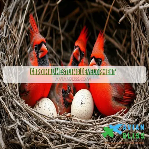 Cardinal Nestling Development