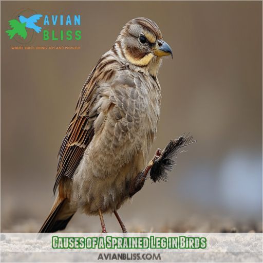 Causes of a Sprained Leg in Birds