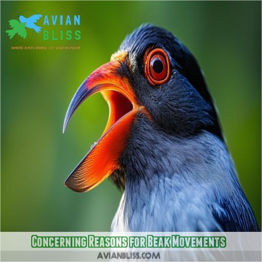 Concerning Reasons for Beak Movements