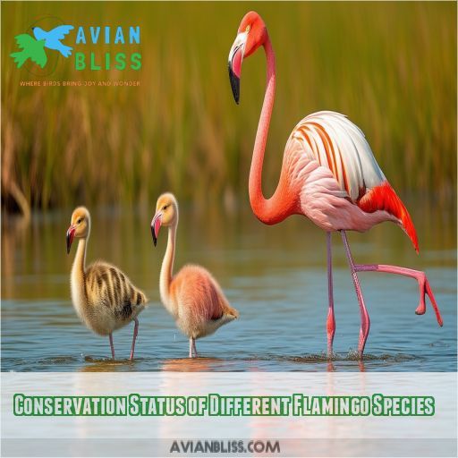 Conservation Status of Different Flamingo Species