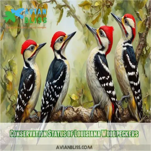 Conservation Status of Louisiana Woodpeckers