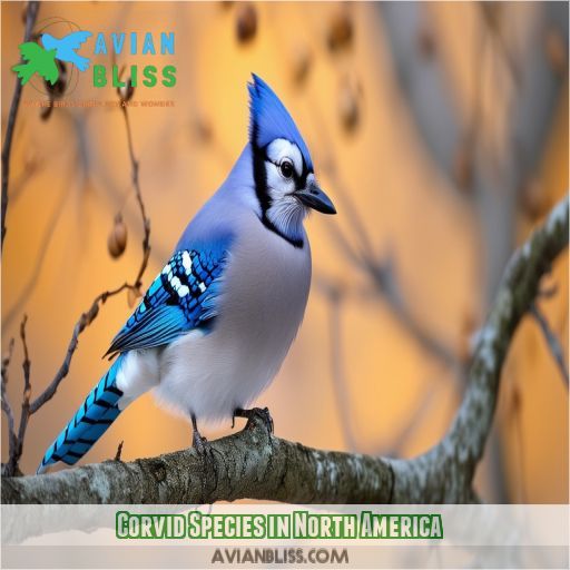 Corvid Species in North America